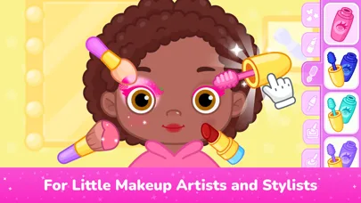 Little Girl Games: Kids Makeup screenshot 2