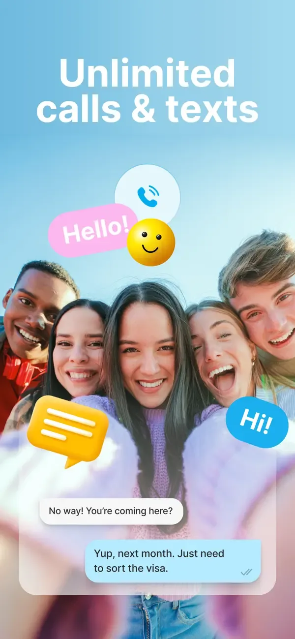 SkyTalk - Call & Video VOIP screenshot 1