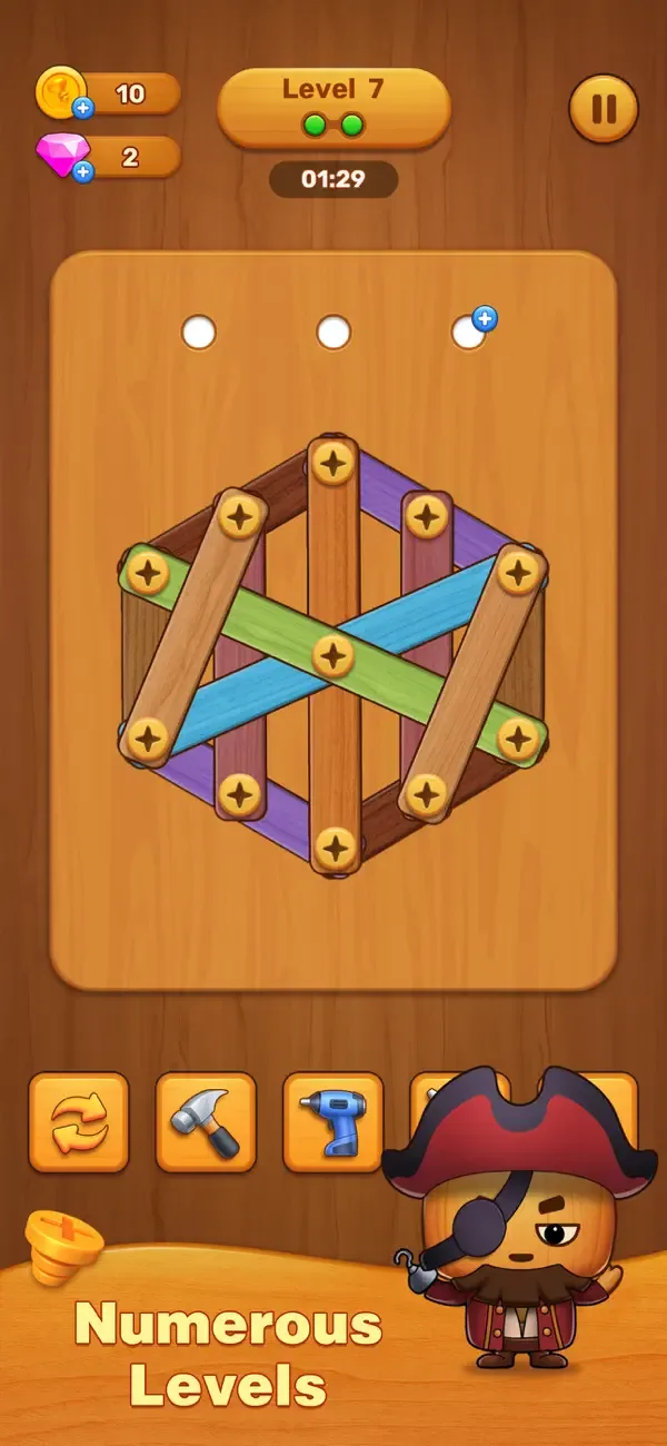 Wood Screw - Nuts & Bolts screenshot 1
