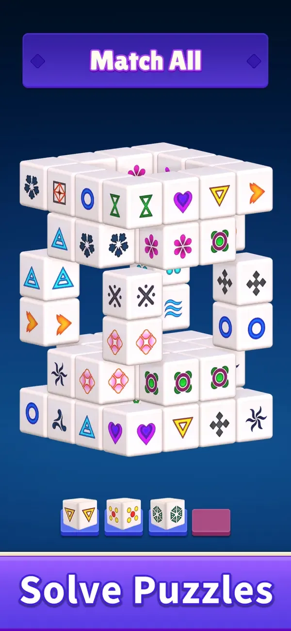 3D Mahjong Dimension screenshot 3