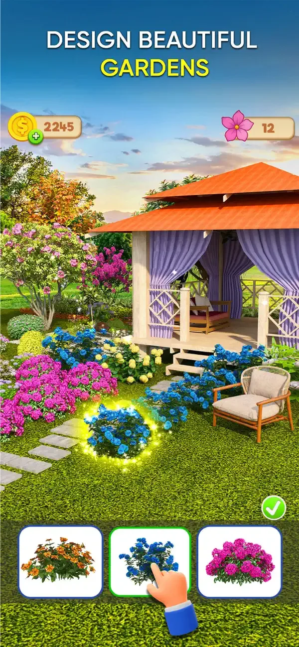 Garden & Home: Design Game screenshot 1