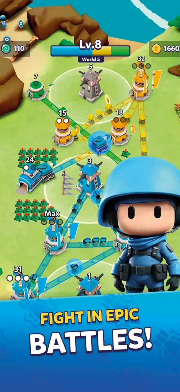 Tower Battle: Connect Towers screenshot 2