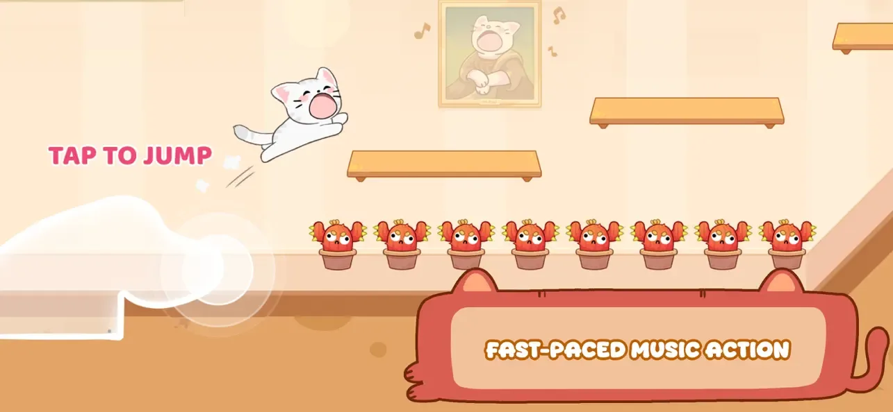 Cat Dash: Cute Cat Music Game screenshot 2