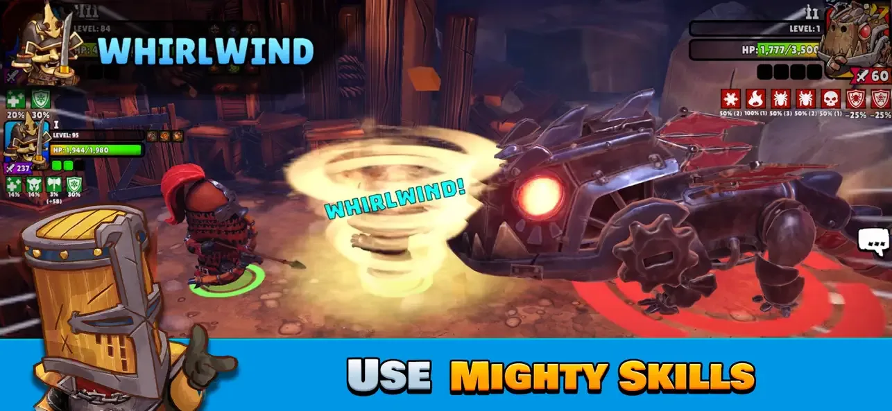 Big Helmets: Heroes of Destiny screenshot 2