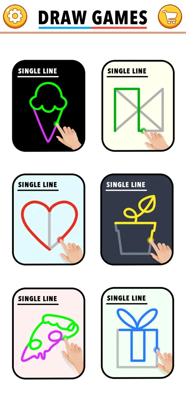 Single Line Draw: Mini Games screenshot 3