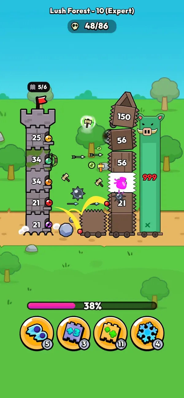 Block Clash - TD screenshot 1