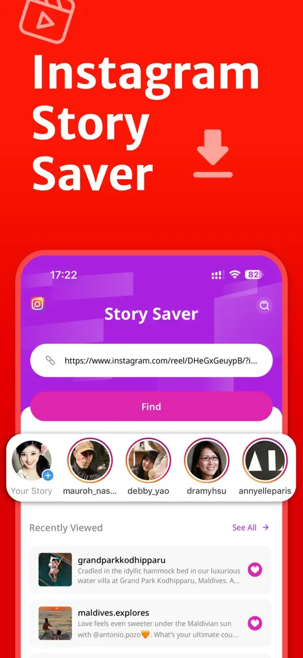 InSaver - Repost & Save screenshot 1