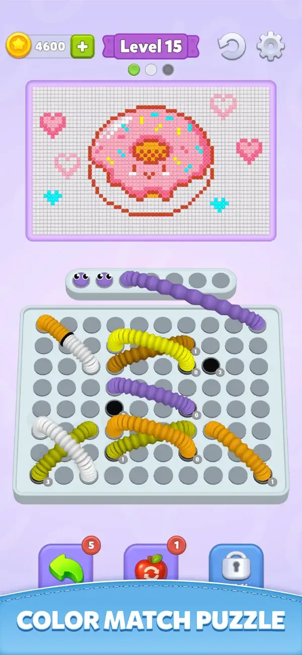 Wiggle Tangle - Thread Puzzle screenshot 3