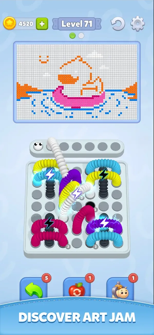 Wiggle Tangle - Thread Puzzle screenshot 4