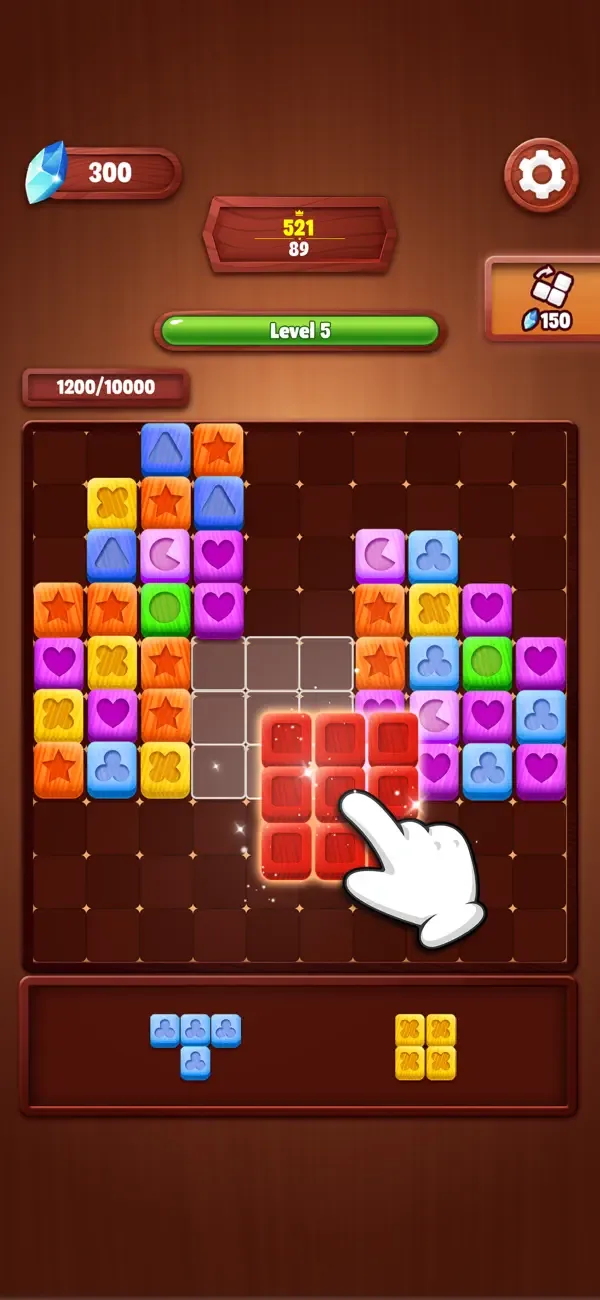 Woody Block Color Blast screenshot 2