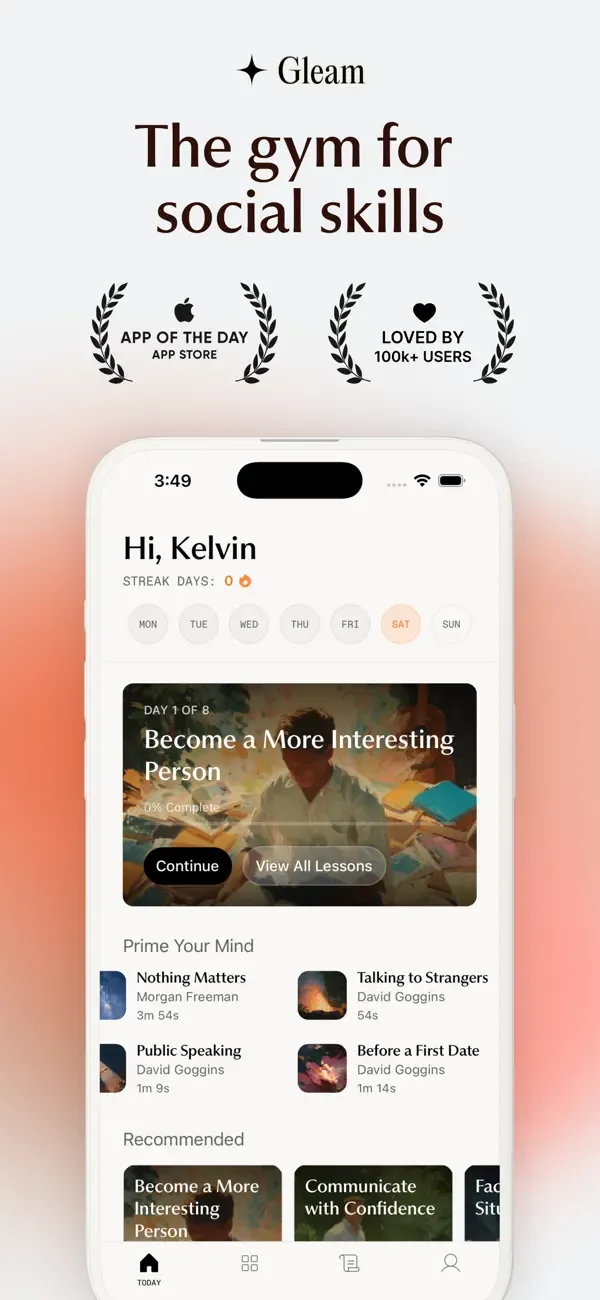 Gleam: Social Intelligence screenshot 1