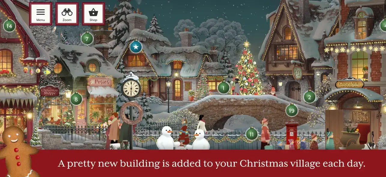 Jacquie Lawson Advent Calendar screenshot 1
