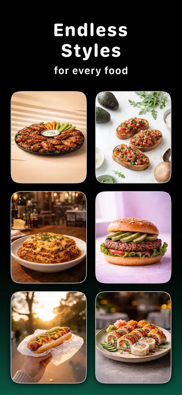 Lumera AI: Food Video Maker screenshot 1