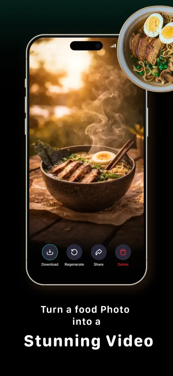 Lumera AI: Food Video Maker screenshot 3