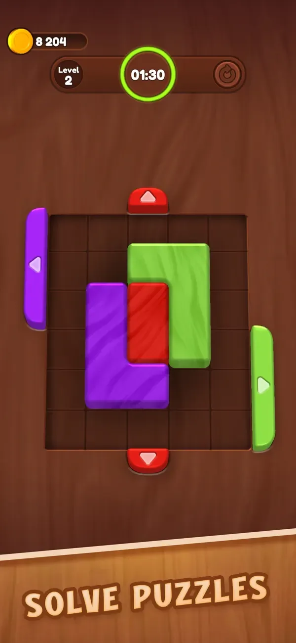 Wood Color Jam - Block Puzzle screenshot 1