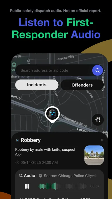 CrimeRadar Dispatch Audio screenshot 2