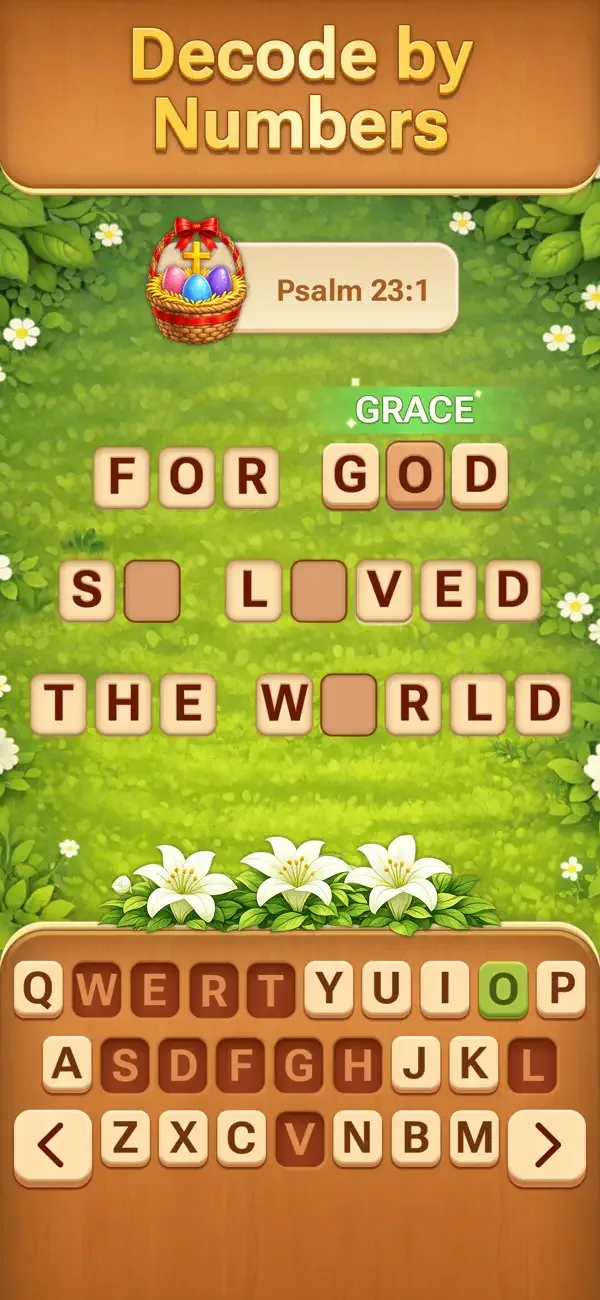 Lord’s Word - KJV Bible Puzzle screenshot 1