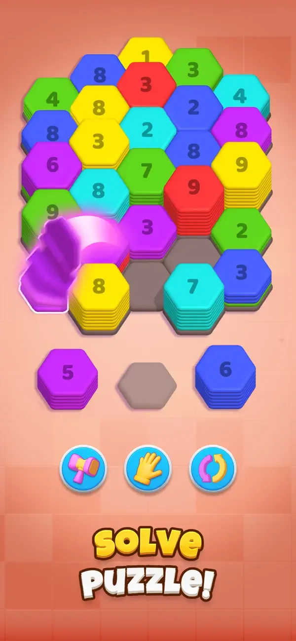Hexa Crush screenshot 2