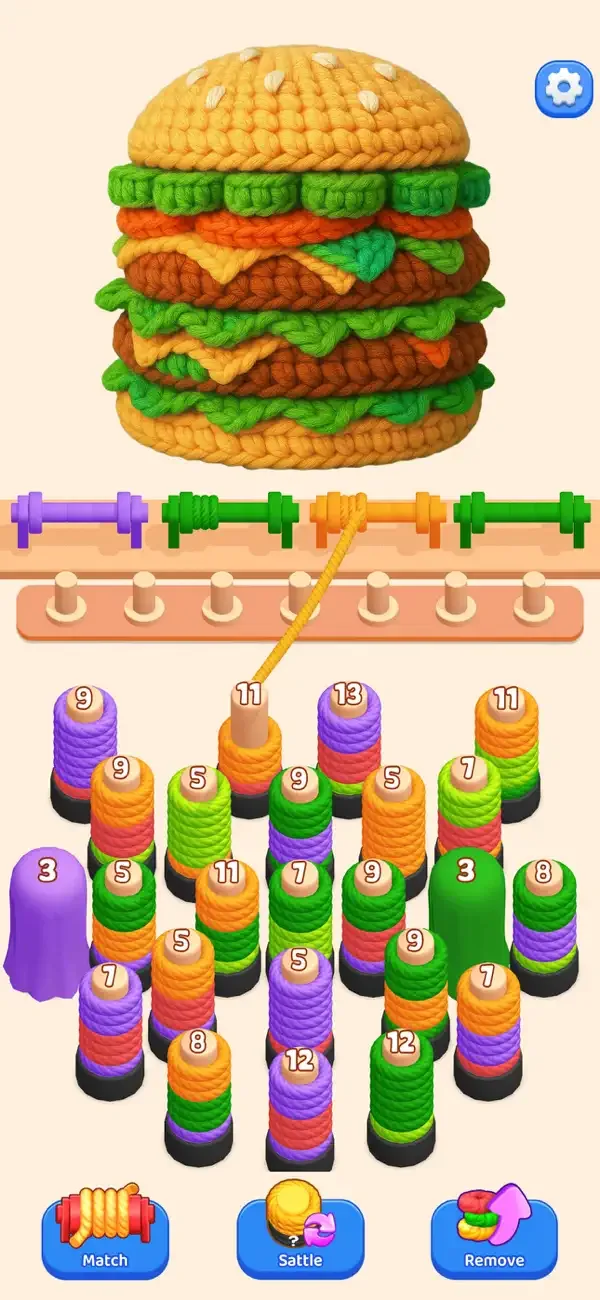 Wool Art - Yarn Puzzle Game 3D screenshot 1