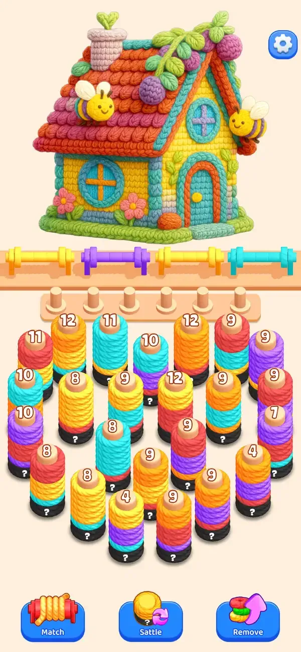 Wool Art - Yarn Puzzle Game 3D screenshot 2