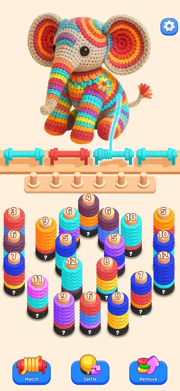 Wool Art - Yarn Puzzle Game 3D screenshot 5