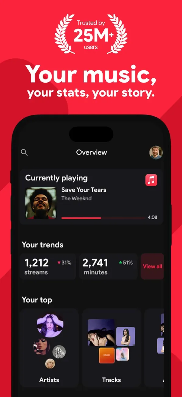 stats.fm for Apple Music screenshot 1