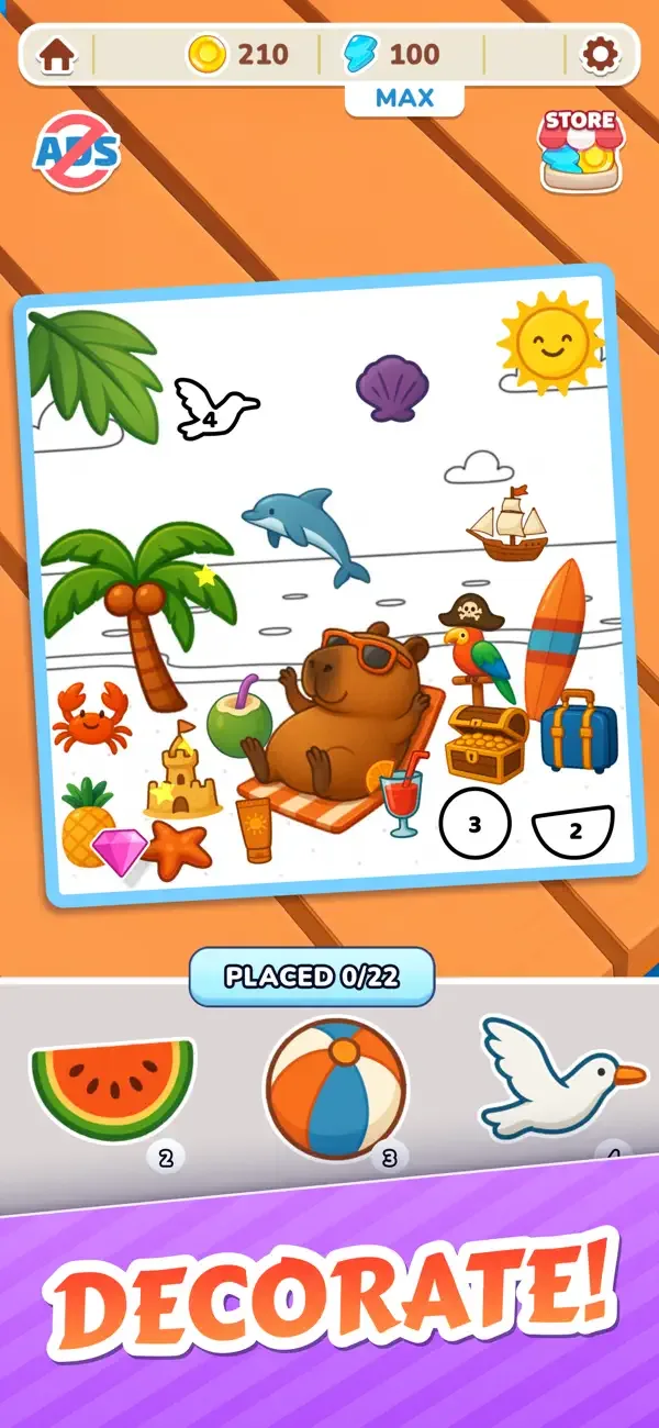 Capybara Puzzle: Sticker Merge screenshot 4