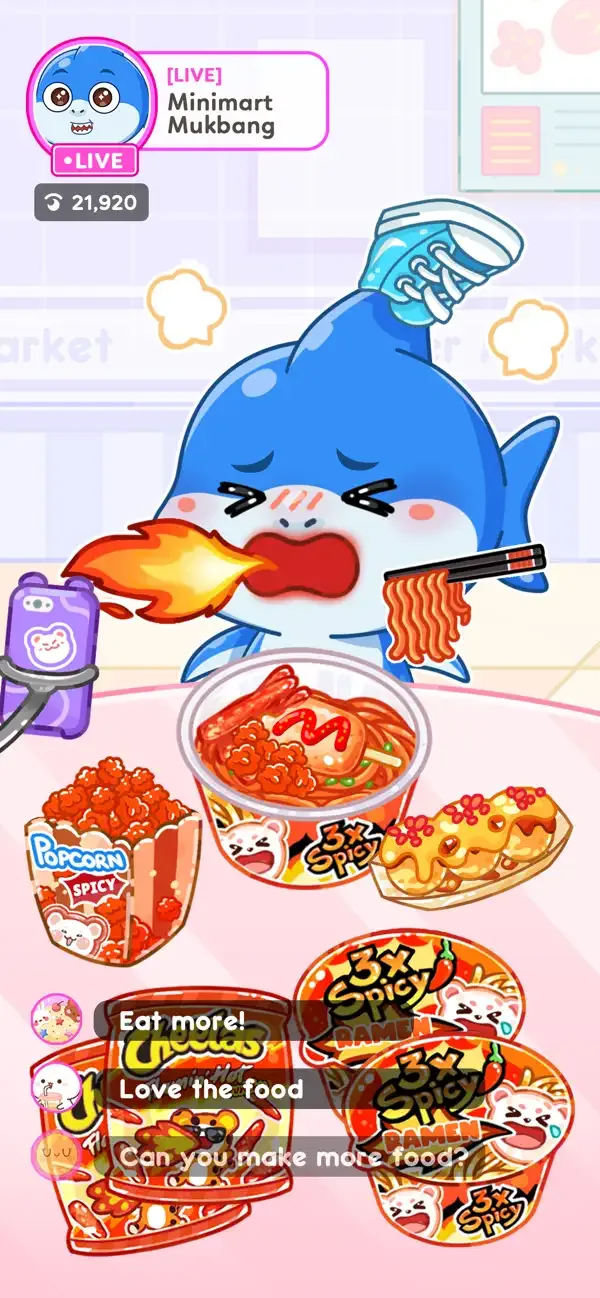 ASMR Girl: Livestream Mukbang screenshot 2