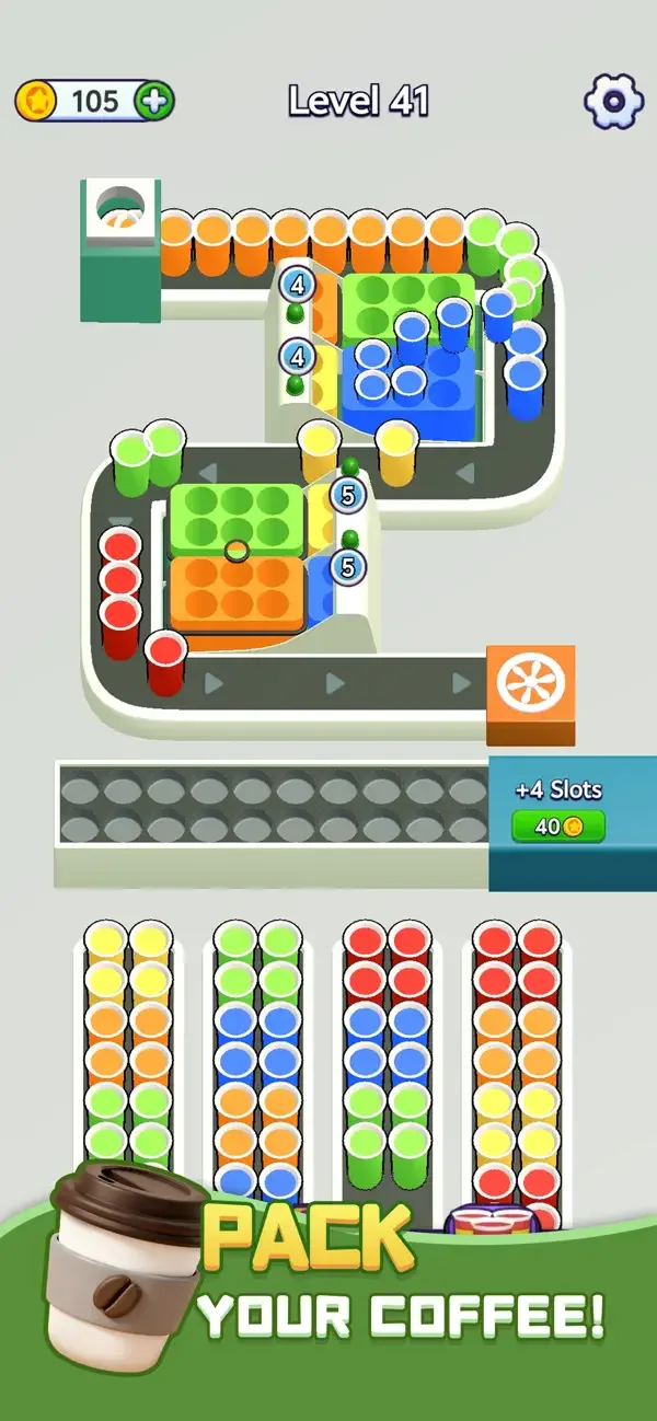 Coffee Factory - Sort Games screenshot 1