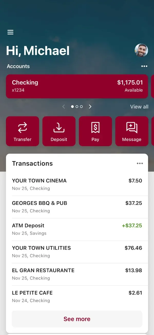 FFB - First Financial Bank screenshot 1
