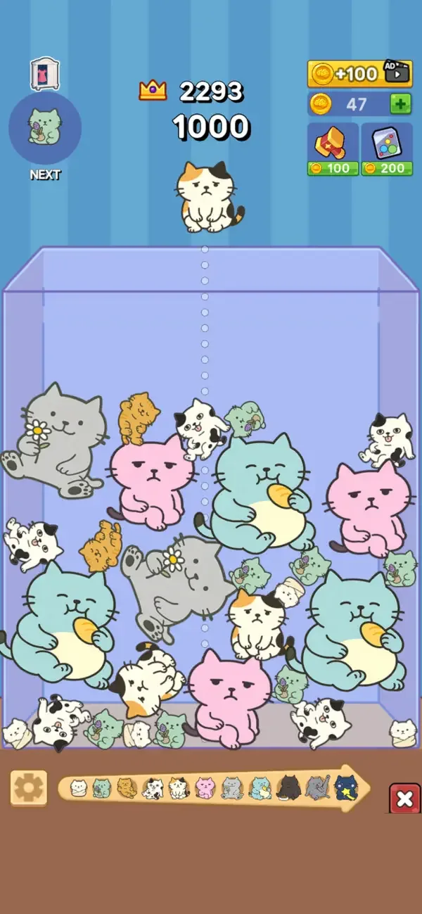 Cat Drop Merge screenshot 3