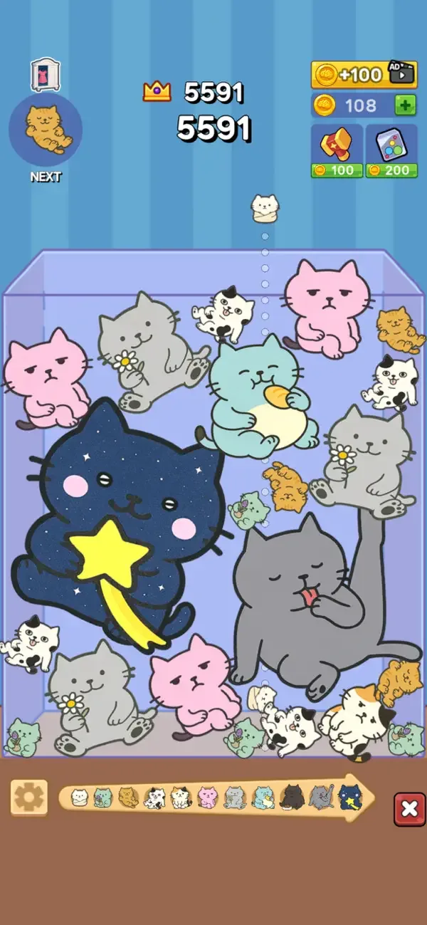 Cat Drop Merge screenshot 4