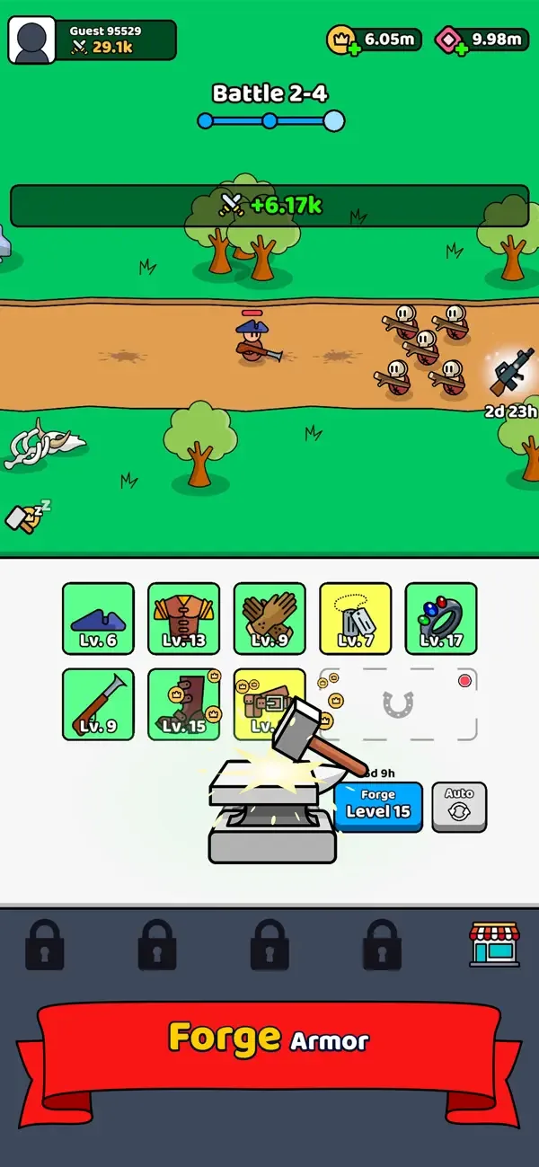 Forge Master – Idle RPG screenshot 1