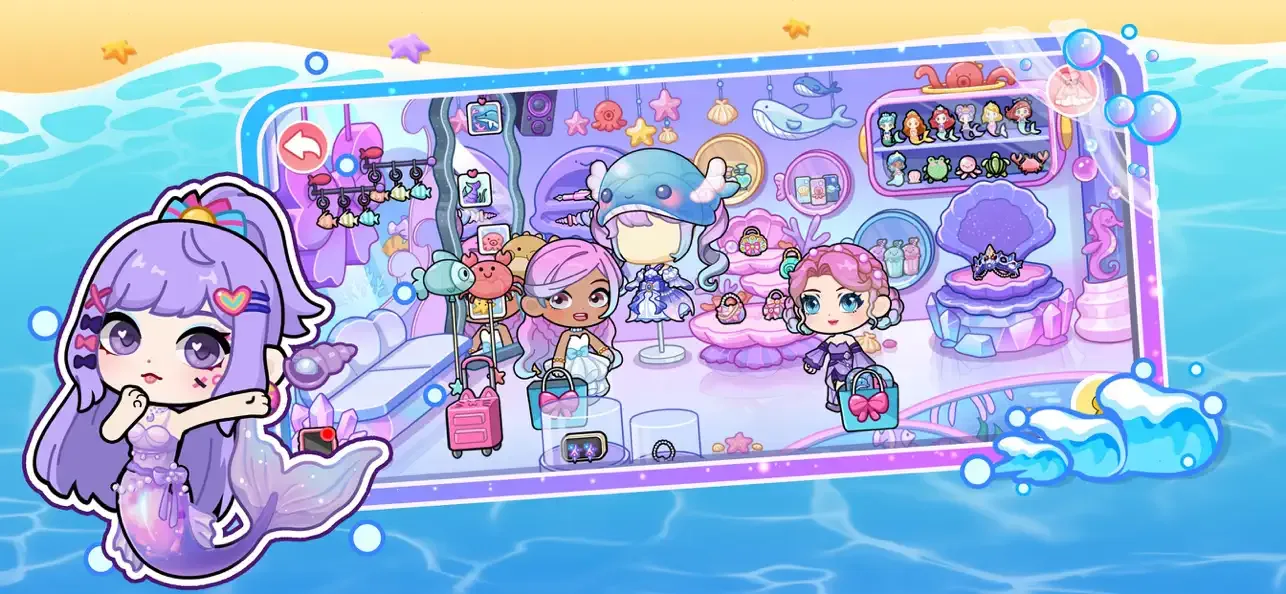 Fashion Mermaid Princess Life screenshot 1