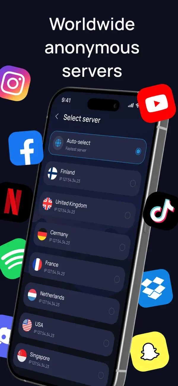 SuperVPN - Cool VPN Proxy screenshot 2