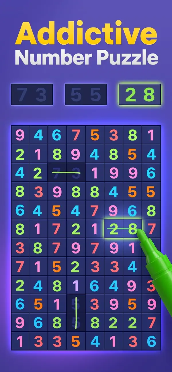 Number Tiles - Match Numbers screenshot 1