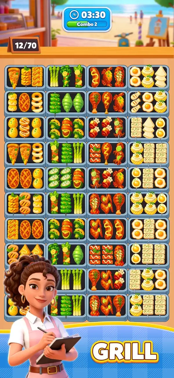Grill Cooking: Sort Challenge screenshot 5