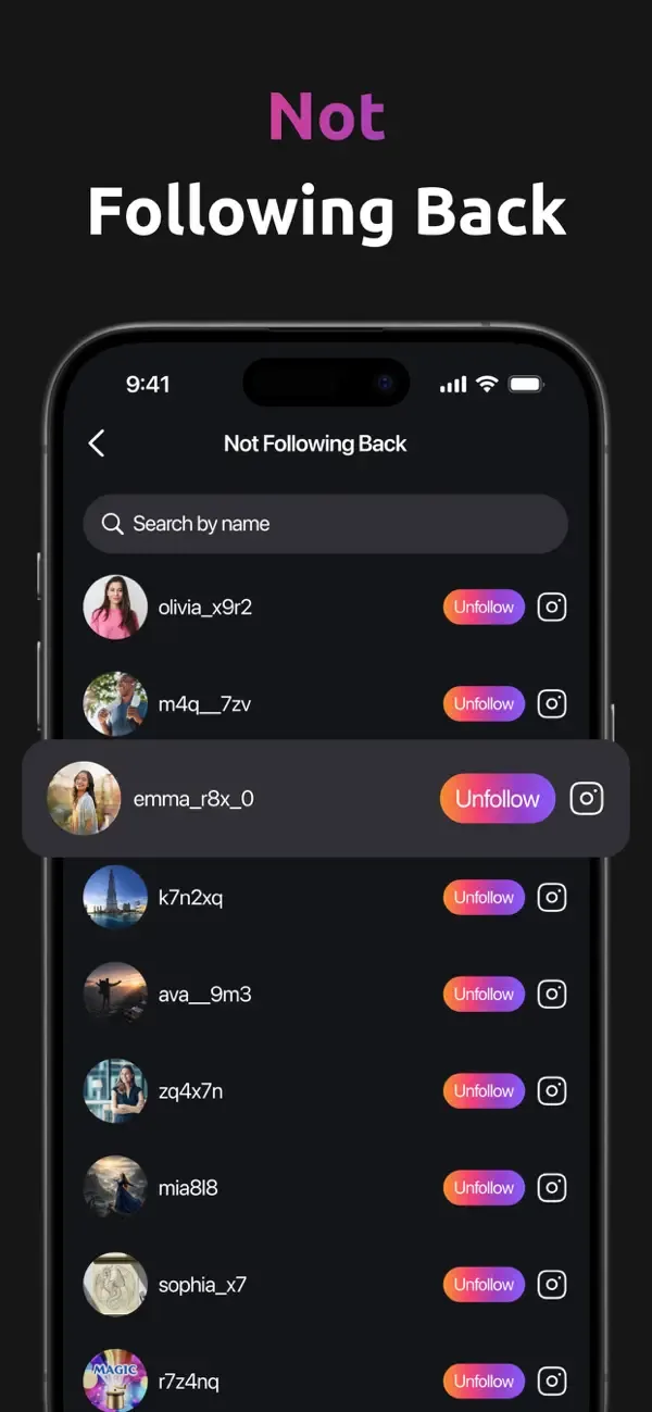 Unfollow Tracker: FollowHub screenshot 2