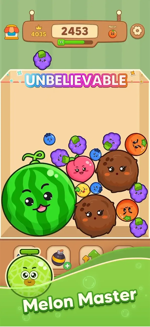 Mergedom: Fruit Merge screenshot 1