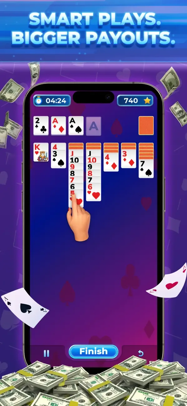 Solitaire Sprint: Win Cash screenshot 3