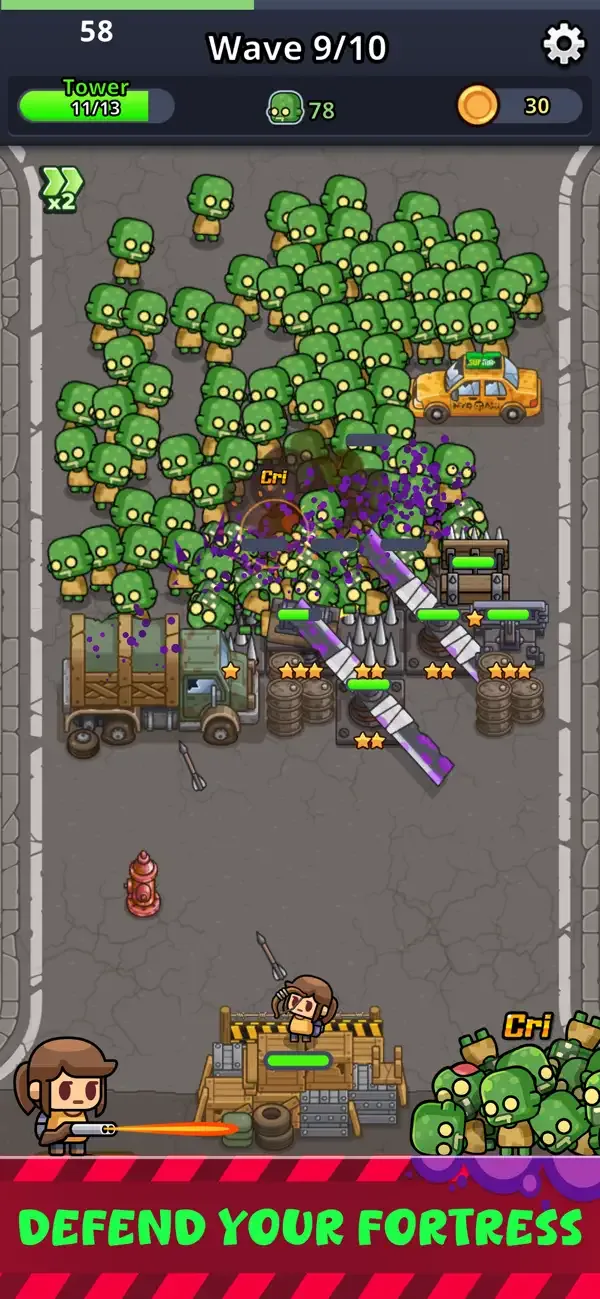 Zombie Fortress: Trap Defense screenshot 2