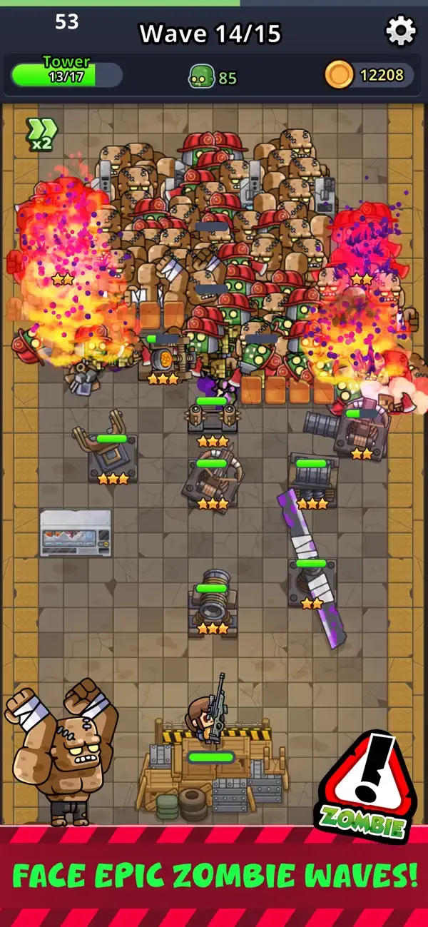Zombie Fortress: Trap Defense screenshot 5