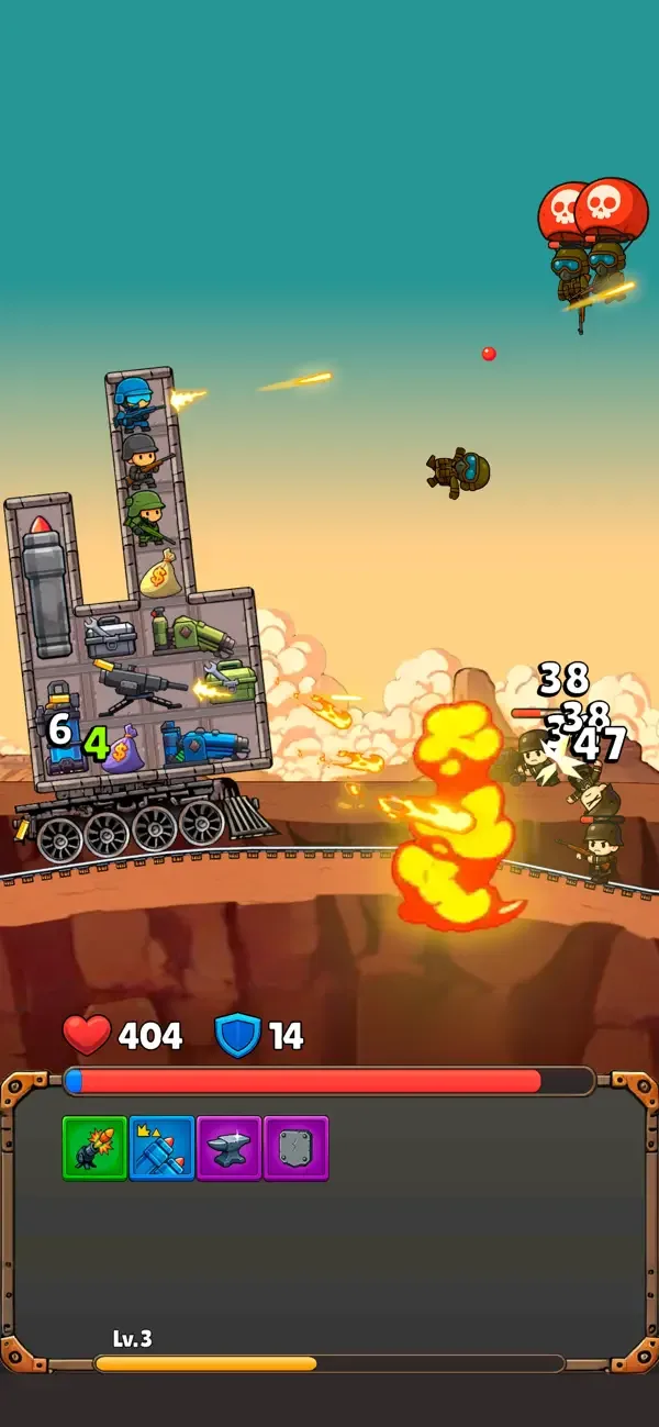 Train Attack: Merge War screenshot 2