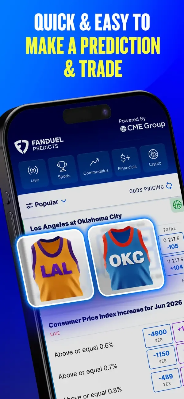 FanDuel Predicts screenshot 1