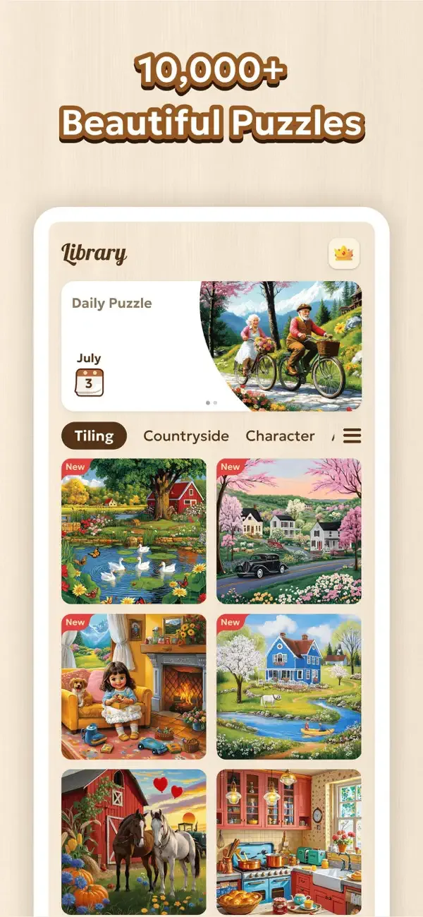 Jigsaw Puzzle - Countryside screenshot 1