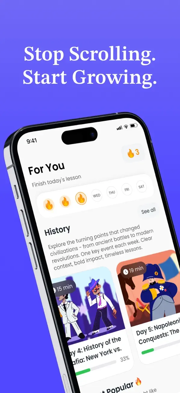 MyGrowth: Daily Micro Learning screenshot 1