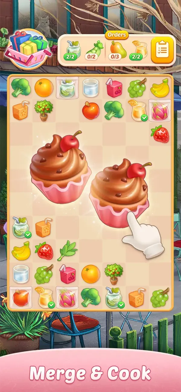 Corner Cafe: Merge puzzle game screenshot 1