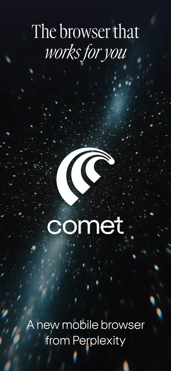 Comet - AI Browser & Assistant screenshot 1