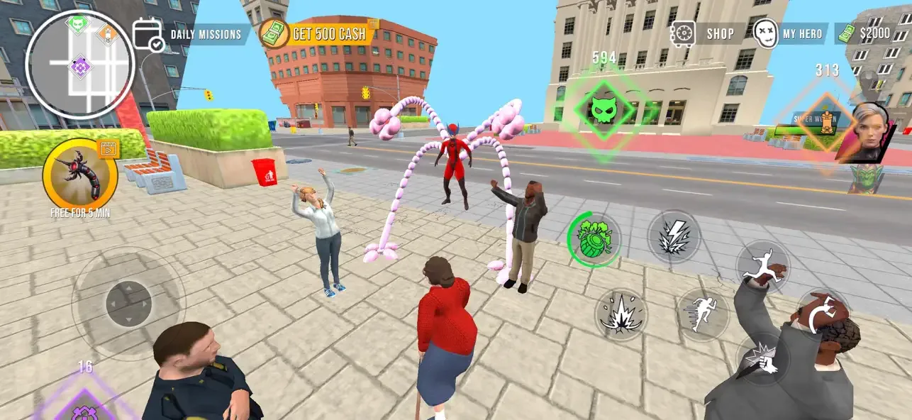 Superhero Crime Open World War screenshot 3