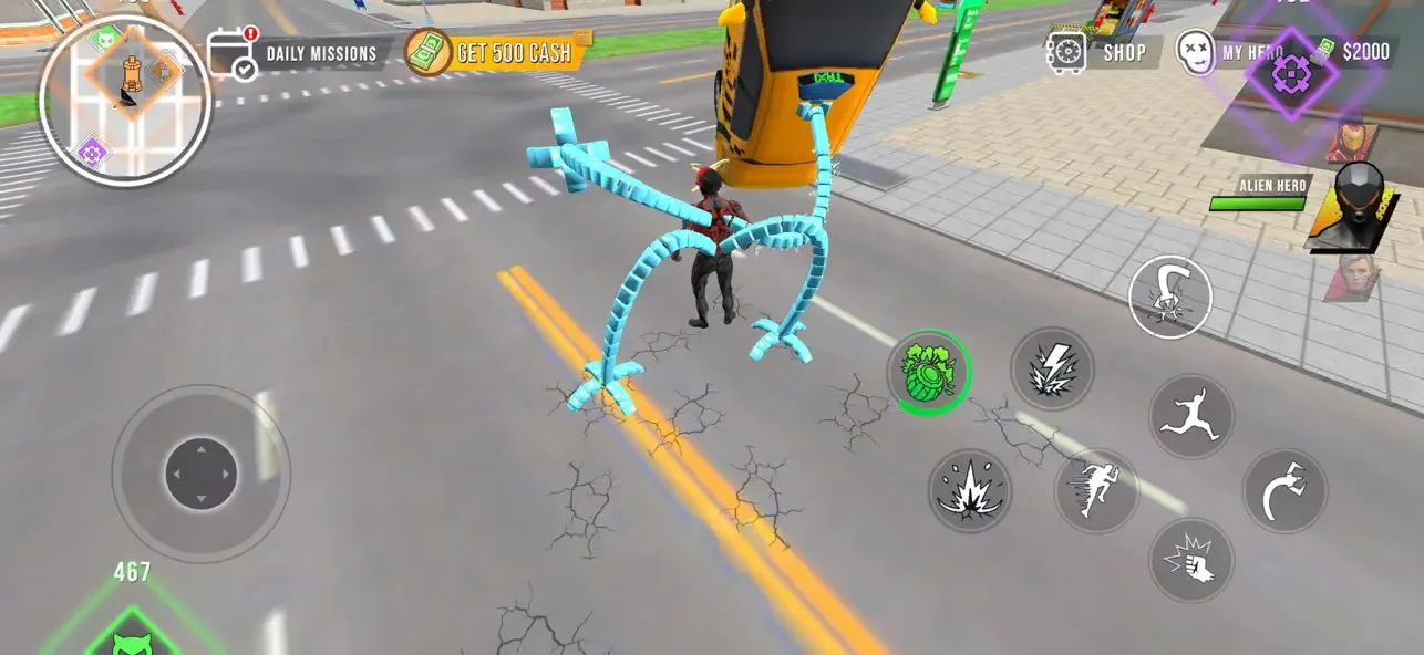 Superhero Crime Open World War screenshot 4